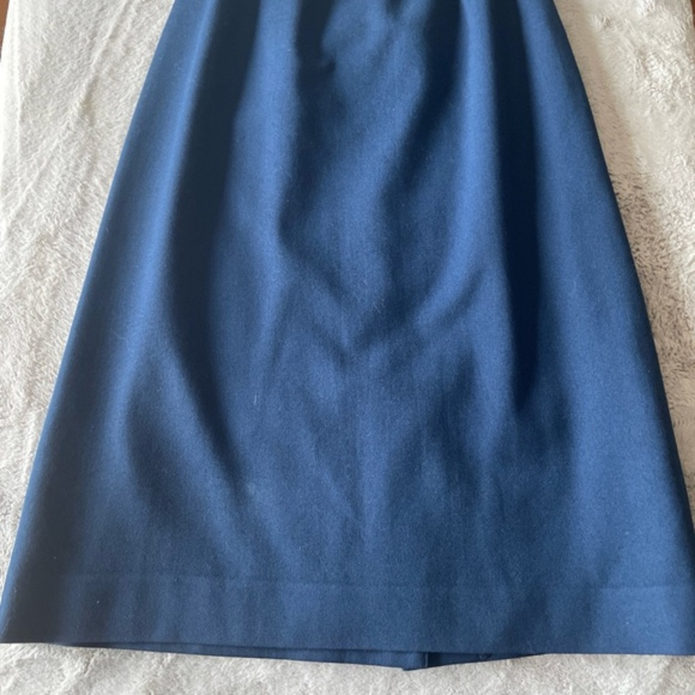 Pendleton vintage pencil Navy Blue Women's Skirt lined size 12